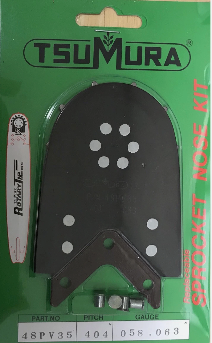 Tsumura Chainsaw Bar Tip .058-.063 .404 48PV35 | SawAgain