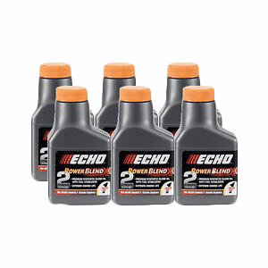 Echo 2 Stroke Power Blend X 2.6 Oz 1 Gallon Chainsaw Oil Mix  6 Pack 6450001