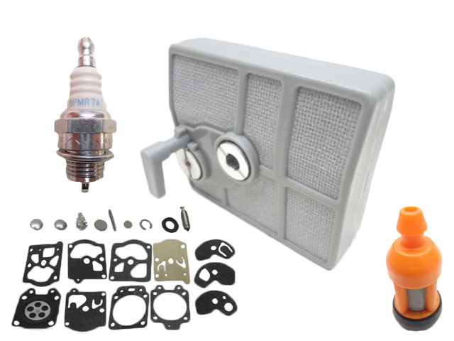 Kit Carburatore Per Stihl 030 031 031AV – Walbro WA-2, 6 Pezzi, Alluminio