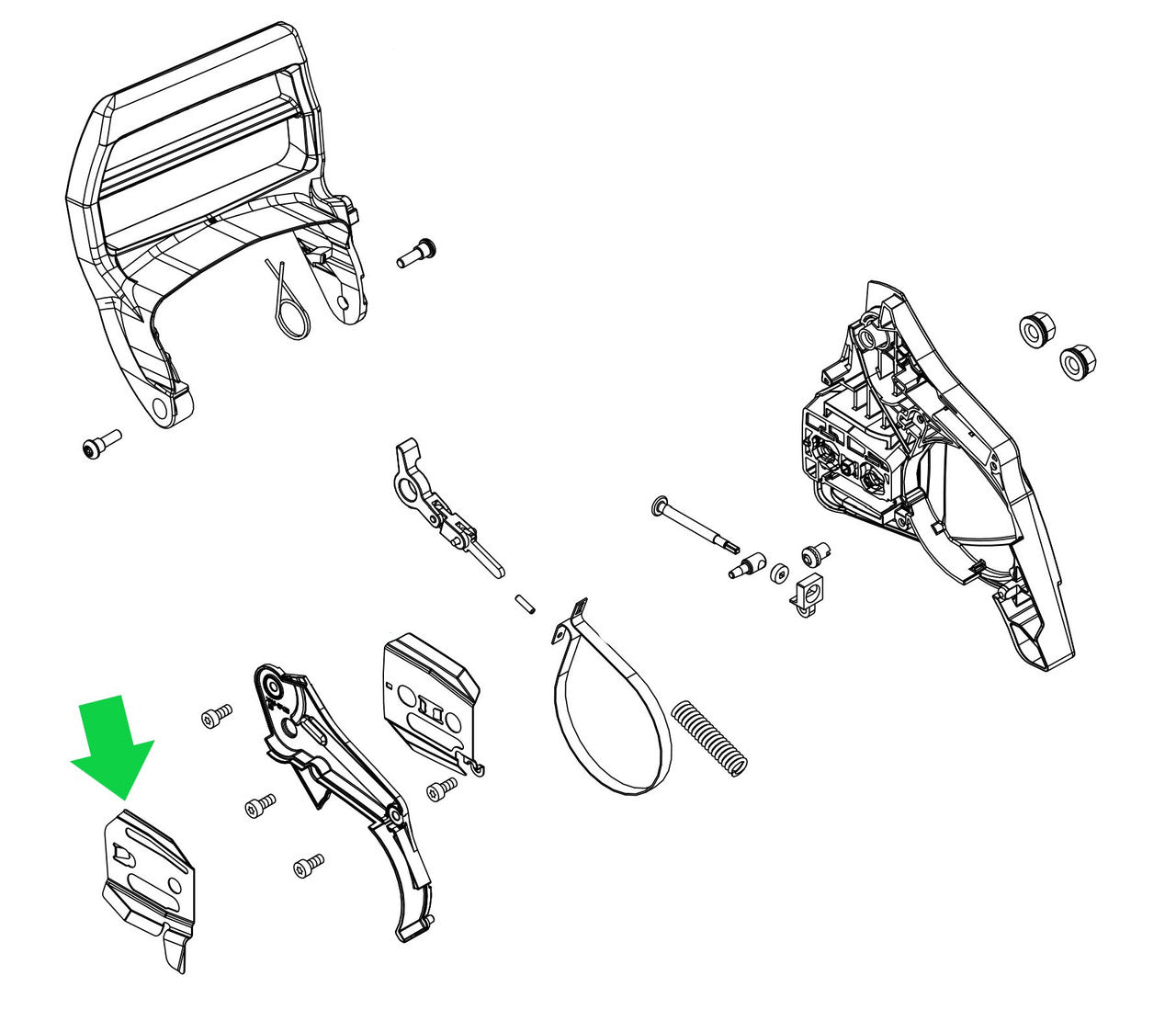チコオーダーページ Echo CS-4010 Inner Plate Guide New OEM C305000560 | SawAgain