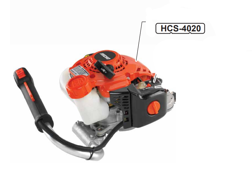 Echo Model HCS-4020 Label New Oem X543004830 | SawAgain