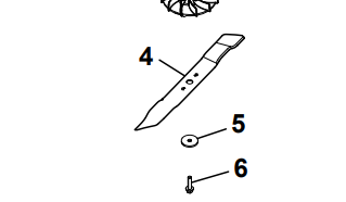 Echo lawn 2025 mower blade