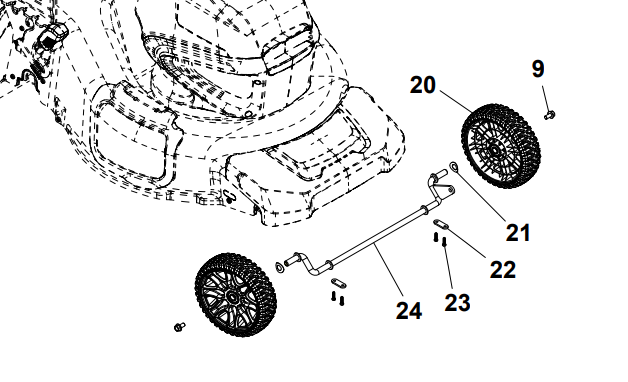 Toro self propelled discount lawn mower parts