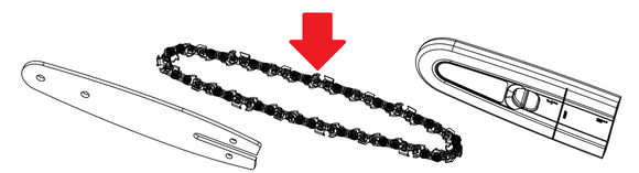Echo DHS-3006 Handheld Pruning Saw Chain New OEM 80TXL030CQ