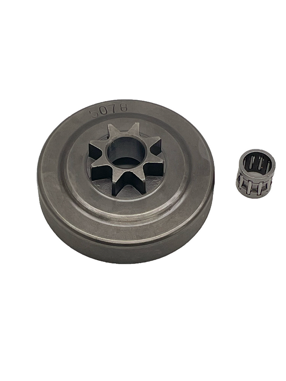 1/4 Pitch Carving Clutch Drum Spur Sprocket Assembly fits Echo Cs-355T, Cs-361P, Cs-3510, Cs-300, Cs-301, CS-303T, Cs-305, Cs-306, Cs-330T, cs-3410