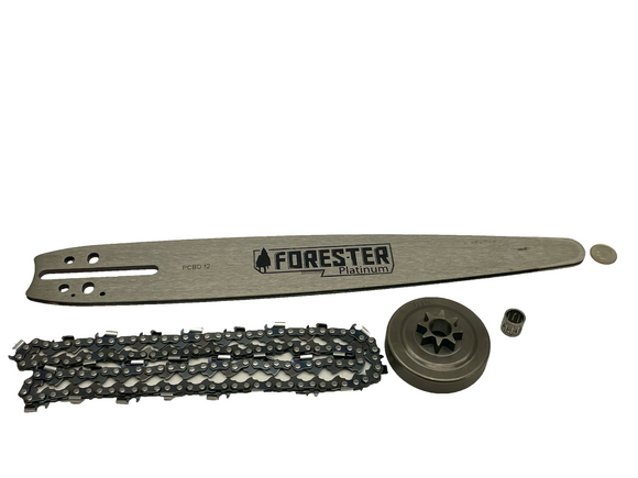 10" Carving Kit Fits Echo Cs 310, CS 352 Carving Bar, 1/4 Spur Sprocket and Chain Kit