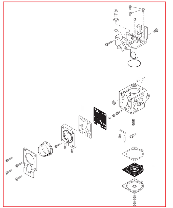Echo SRM-2120 Carburetor New OEM A021005690