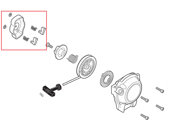 Echo SRM-2120 Starter Pawl Assembly New OEM A052000180