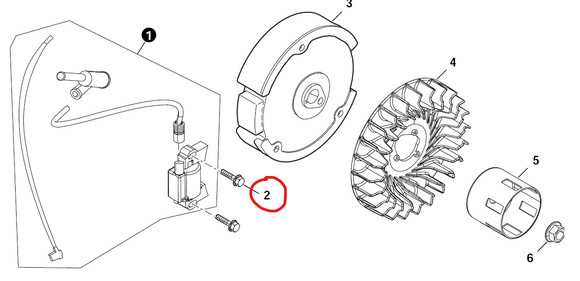 Echo PW-3100 Bolt New Oem YH435000200