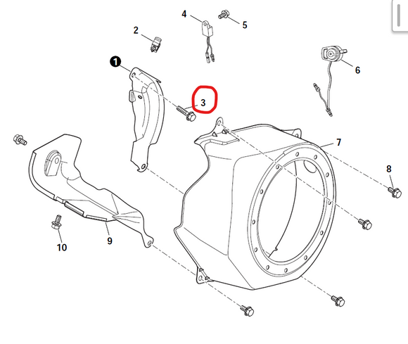 Echo PW-3100 Bolt New Oem YH435000190