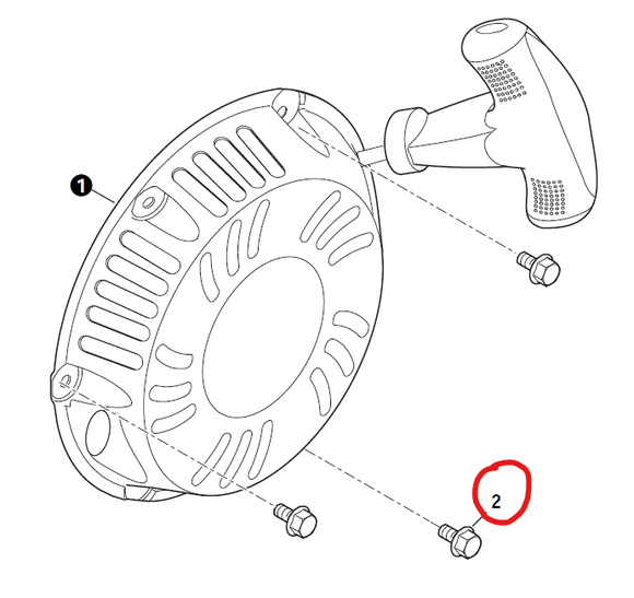 Echo PW-3100 Bolt New Oem YH435000180