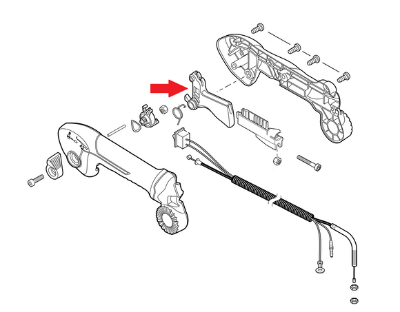 Echo PB-5810T, PB-760LNT, PB-770T, PB-7910T Throttle Trigger New OEM C450000941