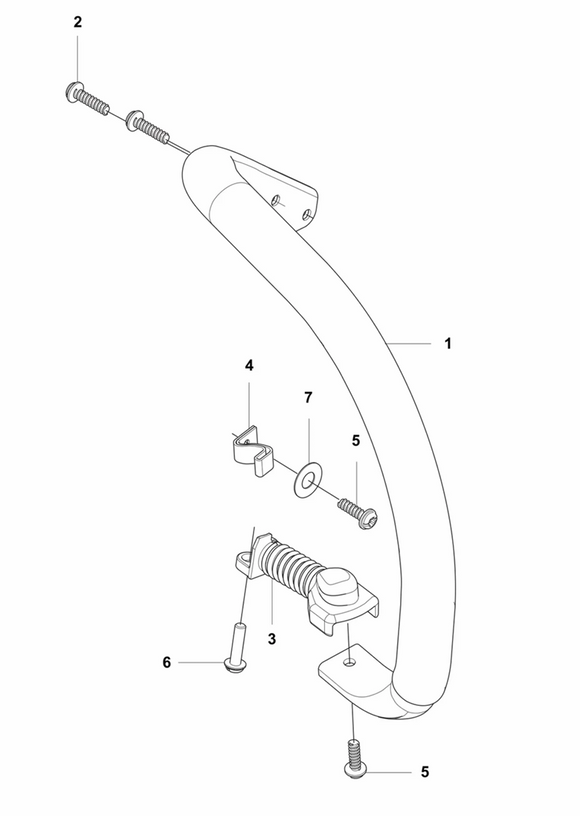 Husqvarna 540 Xp Front Handle Assembly (Fig 1) New OEM 599821001