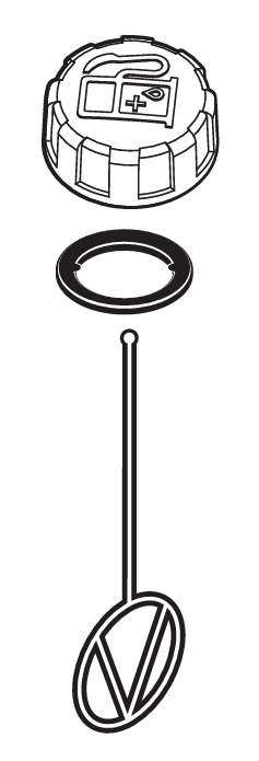 Echo SRM-2120 Fuel Cap New OEM P021012211