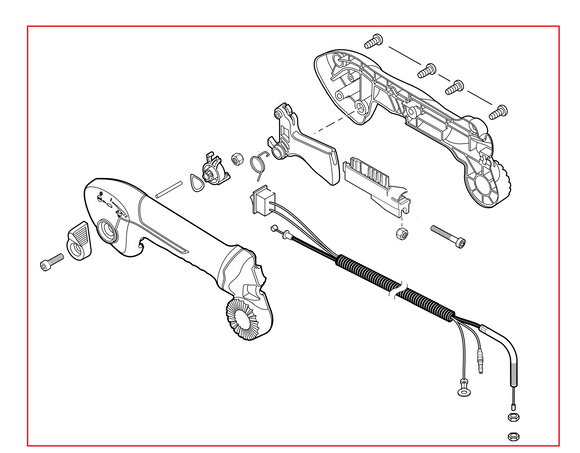 Echo PB-7910T Throttle Control Kit New OEM P021054600