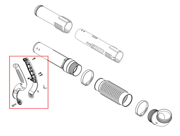 Echo PB-5810H Handle Kit New OEM P021054920