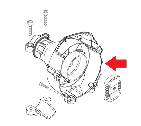 Echo SRM-2120 Fan Cover Assembly New OEM P021055760