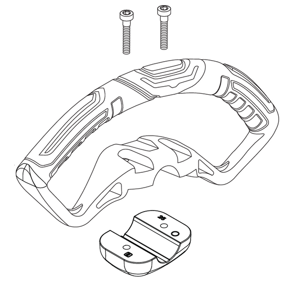 Echo SRM-2120 Handle Assembly New OEM P021055780
