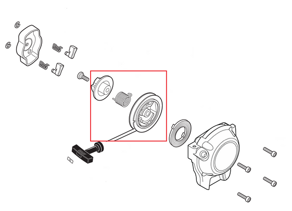Echo SRM-2120 Reel/Cam Plate Set New OEM P050009920