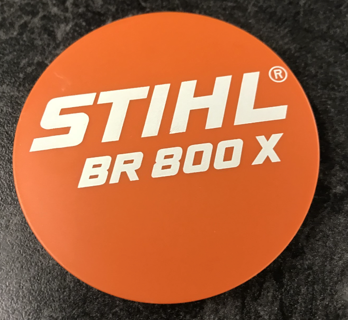 Stihl BR 800X Model Badge Plate New Oem