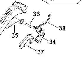 Stihl 462, 462CM, 500i Cylindrical Pin (DIN7)-5m6x22 (Fig 36) New OEM 93714702630