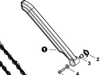 Echo DHS-3006 Handheld Pruning Saw Chain Guard (Fig 1) New OEM YH479003420