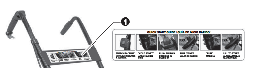 Echo TC-210 Label - Echo New Oem X532004840, Replaces X502000680