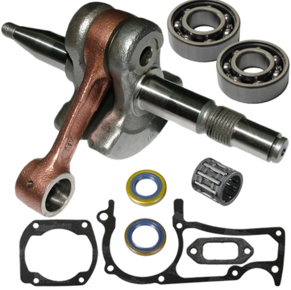 Husqvarna 362, 365, 371, 372 Xp, X-Torq, Jonsered 2063, 2065, 2071, 2163, 2165, 2171, 2172  Crankshaft, Bearing Gasket Kit Replaces Oem 503729172