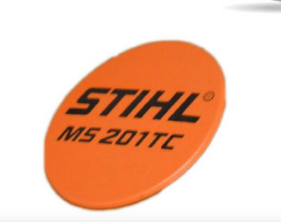 Stihl Model Plate Fits MS 201TC-M New OEM 11459671502
