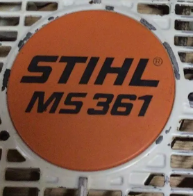 Stihl Model Badge Plate MS 361 New Oem