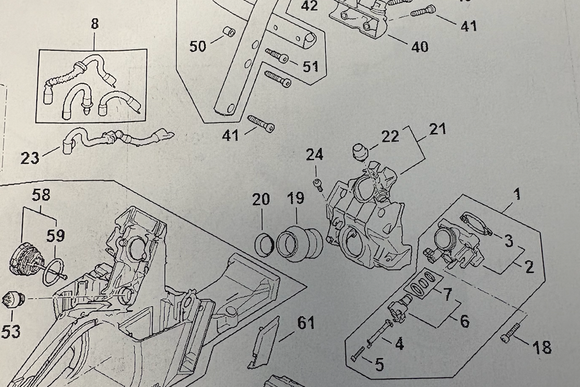 Stihl Ms 500i Injection Module (Fig 2-8) New OEM 11471300102