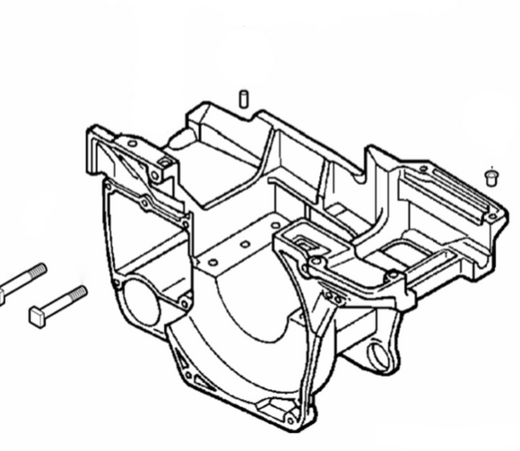 Echo Cs-450, CS-450P Engine Housing Assembly New OEM P021012470, P021012471