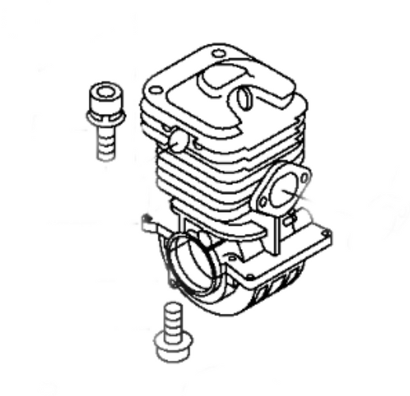 Echo Cs-510 Crankcase Assembly New OEM P021004092