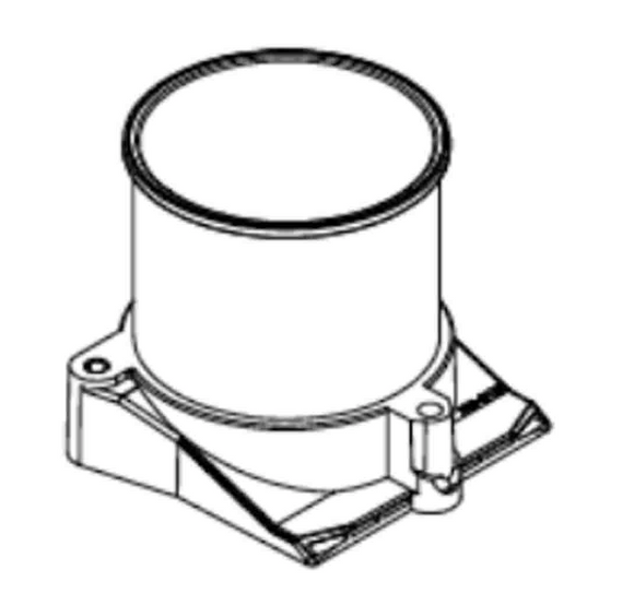 Echo Csg-7410 Air Filter Case Assy, New Oem E616000100, Replaces E616000070