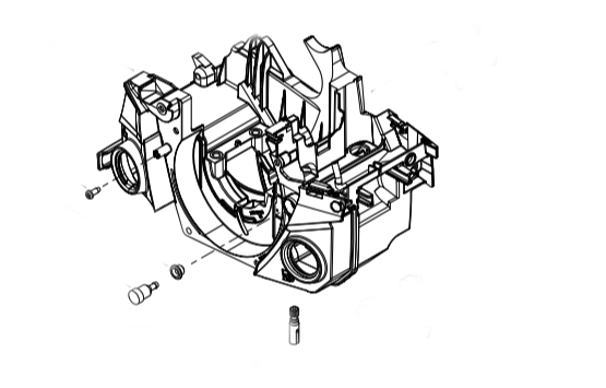 Echo CS-4010 Housing Assembly, Engine New OEM P021054390