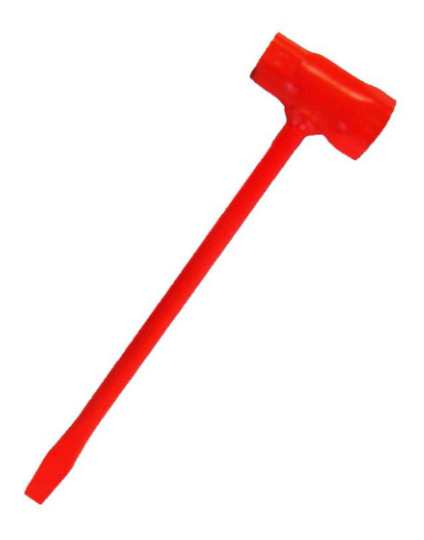 Chainsaw  Scrench Tool 19Mm x 13Mm 1 5/8" 6" Handle Orange