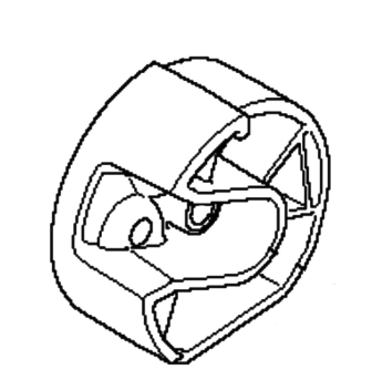 Husqvarna Hand Guard (Fig 18) Fits T540i Xp, T542i XP New 593191801