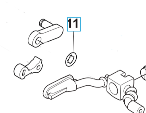 Husqvarna Washer (Fig 11) Fits T540i Xp, T542i XP New 596302401