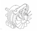 Husqvarna Motor Assembly (Fig 4) Fits T540i Xp New 598402301-1