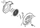 Shindaiwa EB-600-RT, Echo PB-580H, PB-580T Fan, Blower (Fig No.7) New Oem E100000270-2