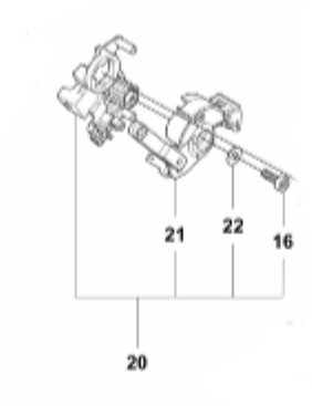 Husqvarna 540 Xp Complete Choke Control Assembly (Fig 20) New OEM 599822301