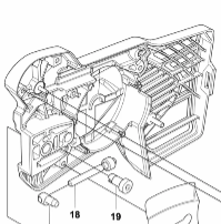 Husqvarna 540 Xp Gear (Fig 19) New OEM 513637901