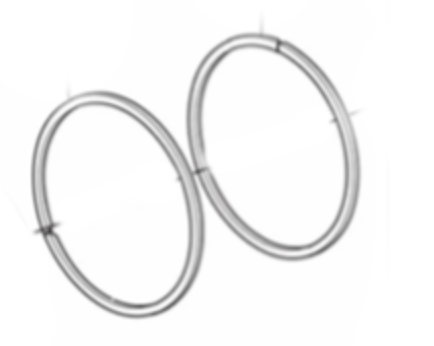 Husqvarna 540 Xp Ring QTY 2 (Fig 4) New OEM 513284901