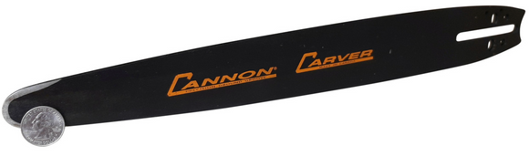 12" Cannon Carver Quarter Tip Chainsaw Carving Bar Fits Stihl Husqvarna Dolmar Echo Poulan New OEM CCQ-C1-12-050