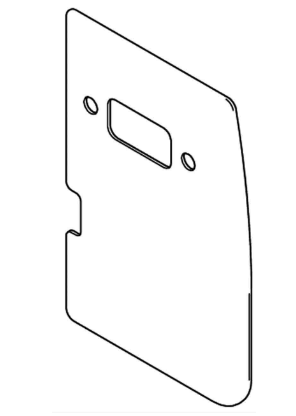 Echo SRM-4510 Heat Shield (Fig 1) New OEM V104002450
