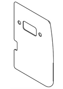 Echo SRM-4510 Heat Shield (Fig 1) New OEM V104002450-1