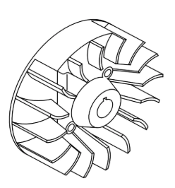 Echo SRM-4510 Flywheel (Fig 8) New OEM A409001380