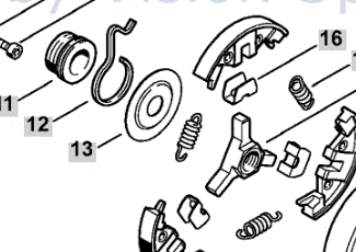 Aftermarket Stihl 064, 066, MS 341, Ms 361, Ms 362, Ms 441, Ms 461, Ms 500i Clutch Washer Replaces 11221621000