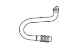 Dolmar Ps-350, 351, 420, 421, Makita Ea 4300,  Ea4300Fr, Ea4300F40B Fuel Line New OEM 424456-7 Replaces 1195114050-1