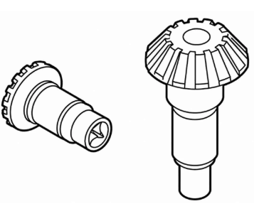 Echo SHC-225, 2620, Shindaiwa FH235 Gear, Bevel Assembly New Oem P021054200, Replaces V651001080